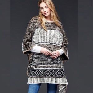 Gap Wool Poncho One Size